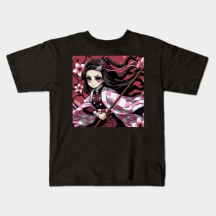 nezuko kamado Kids T-Shirt